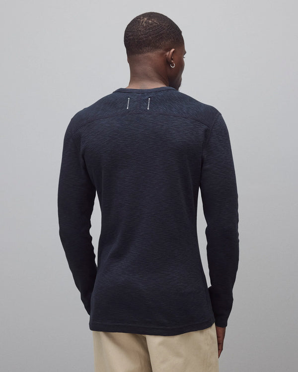 1X1 Slub Slim Long Sleeve